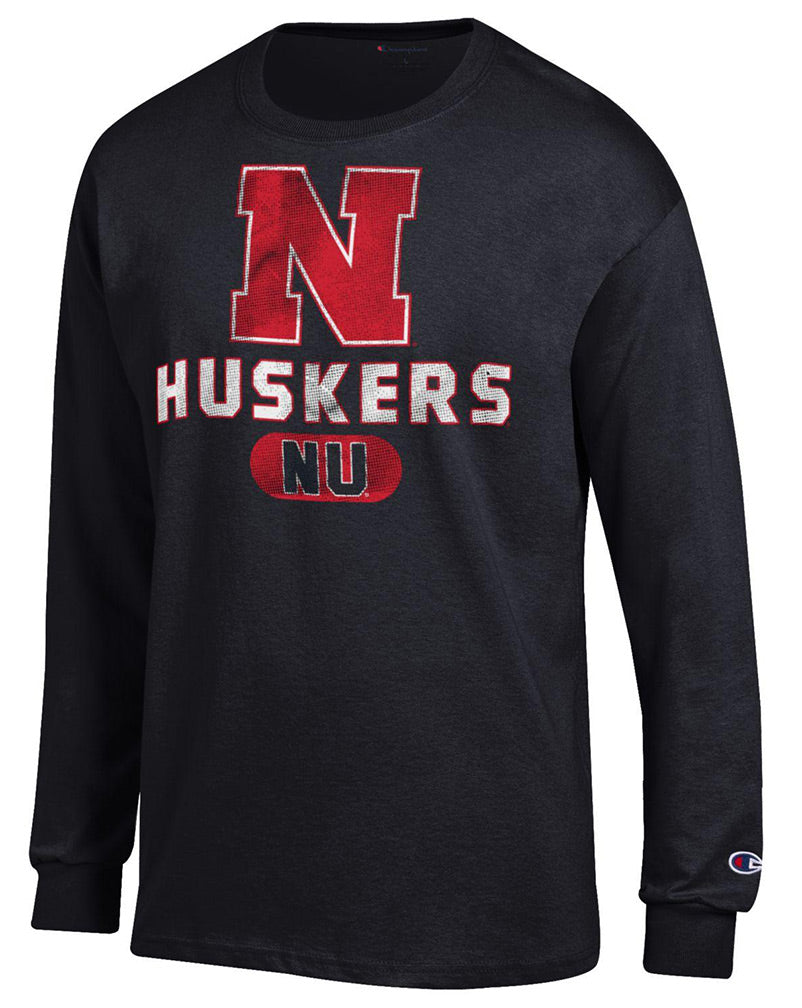 N Huskers Champion Jersey LS Tee