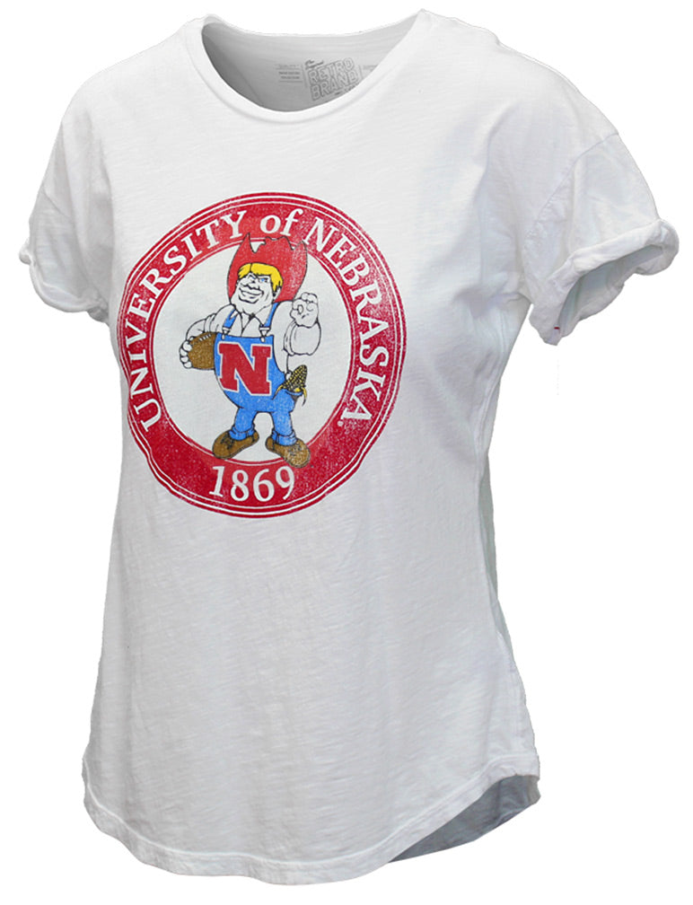 Womens Old School Herbie Rollup Sleeve Tee