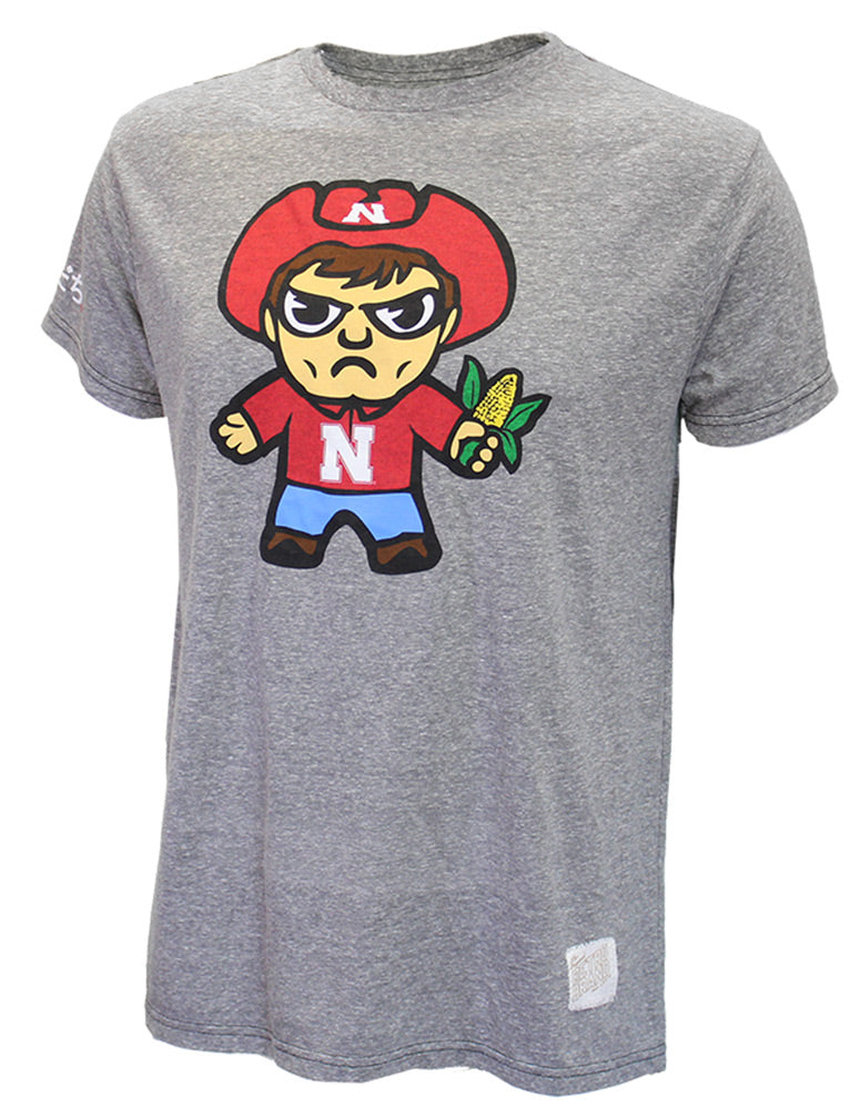 Nebraska Tokyodachi Herbie Tee - Gray