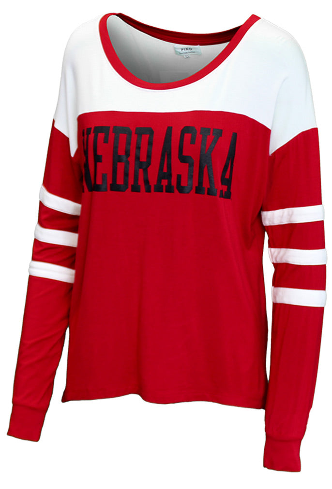 Ladies Nebraska Piko LS Tee