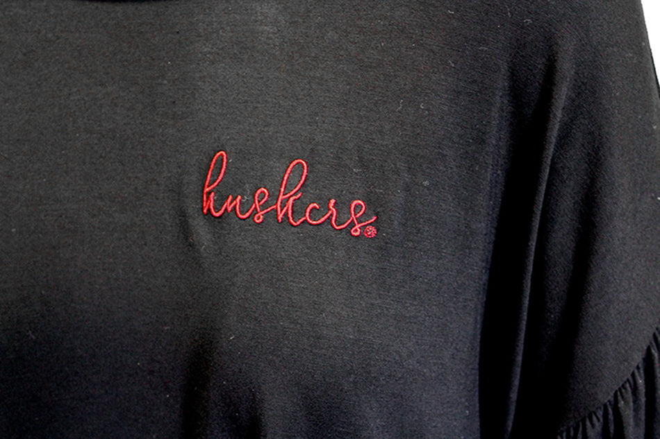 Lady Huskers Ruffle Sleeved Top