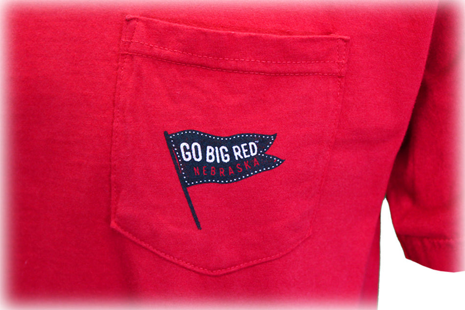 Go Big Red Stadium Pocket Tee