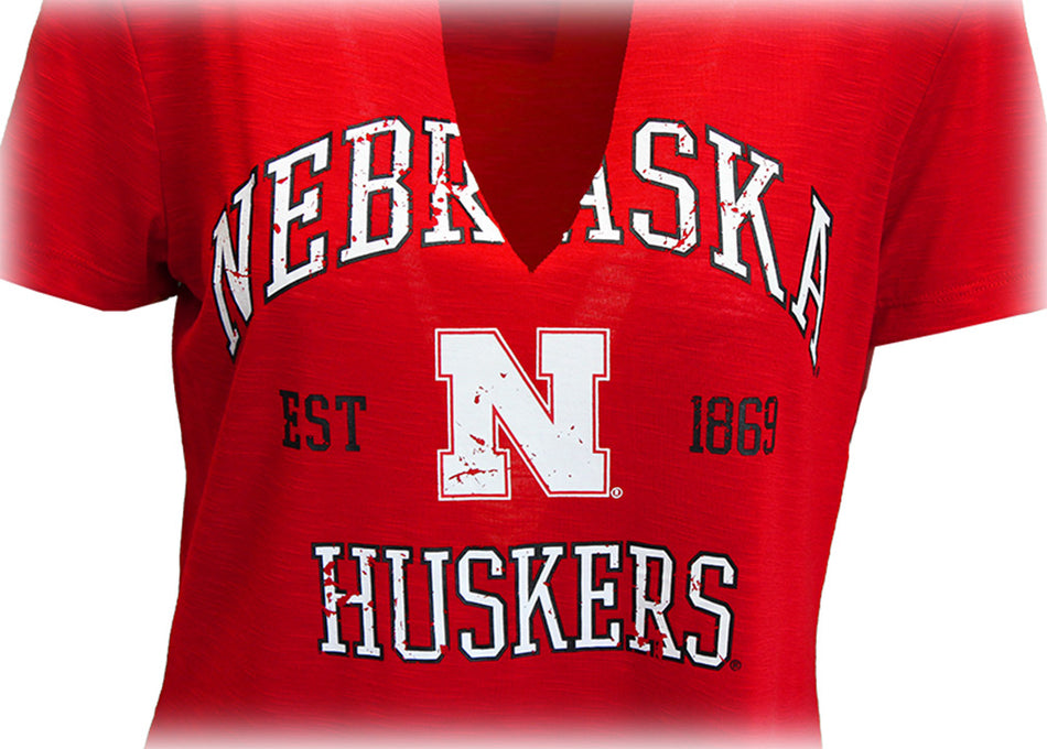 Nebraska Womens Comeback Vneck