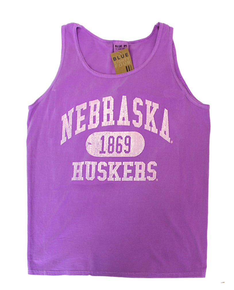 Nebraska Electric Dyed Tank Top