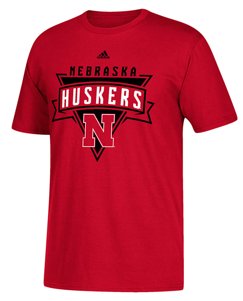 Adidas Nebraska Husker Up Tee