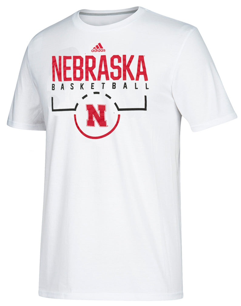 Adidas Nebraska Basketball Tip-Off Tee