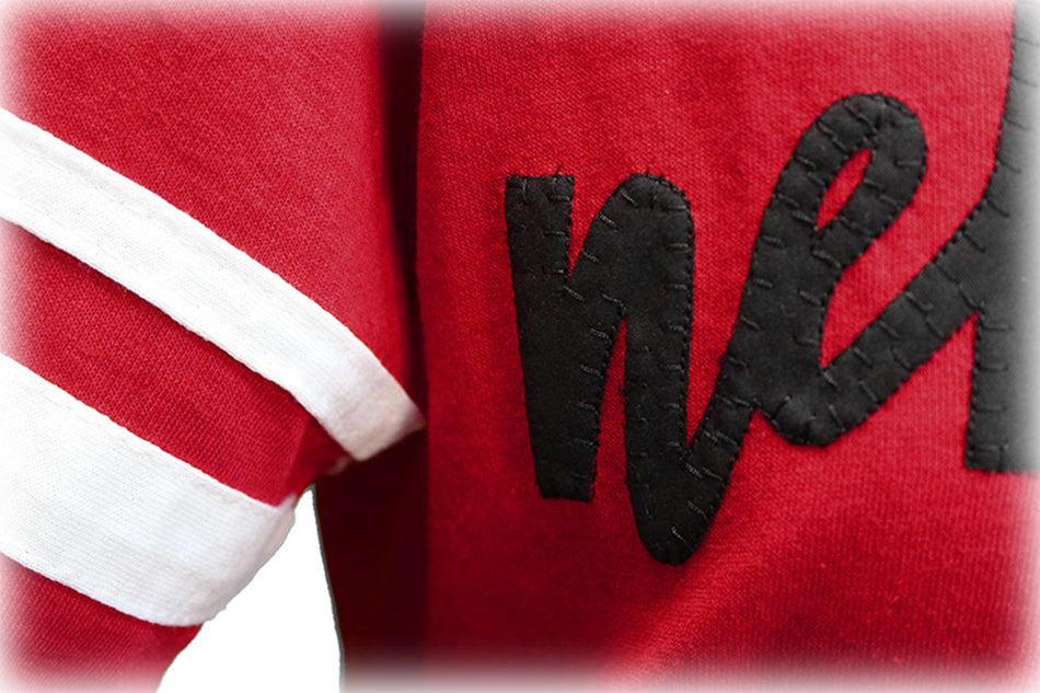 Nebraska Jersey Striped V-Neck Tee