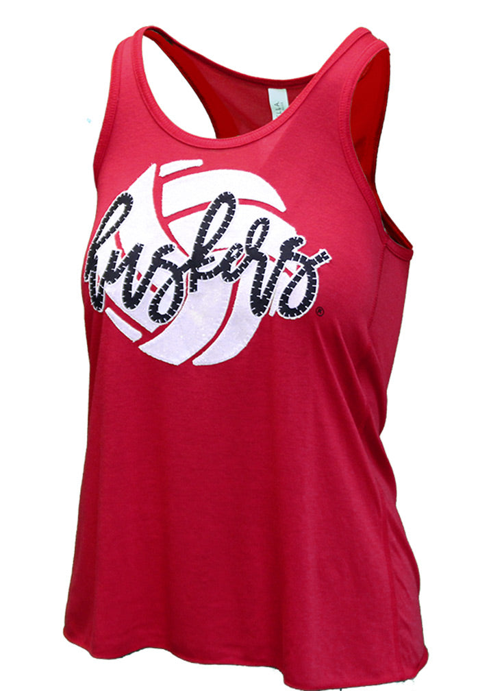 Huskers Homespin Volleyball Tank