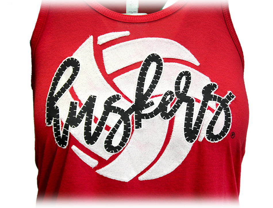 Huskers Homespin Volleyball Tank