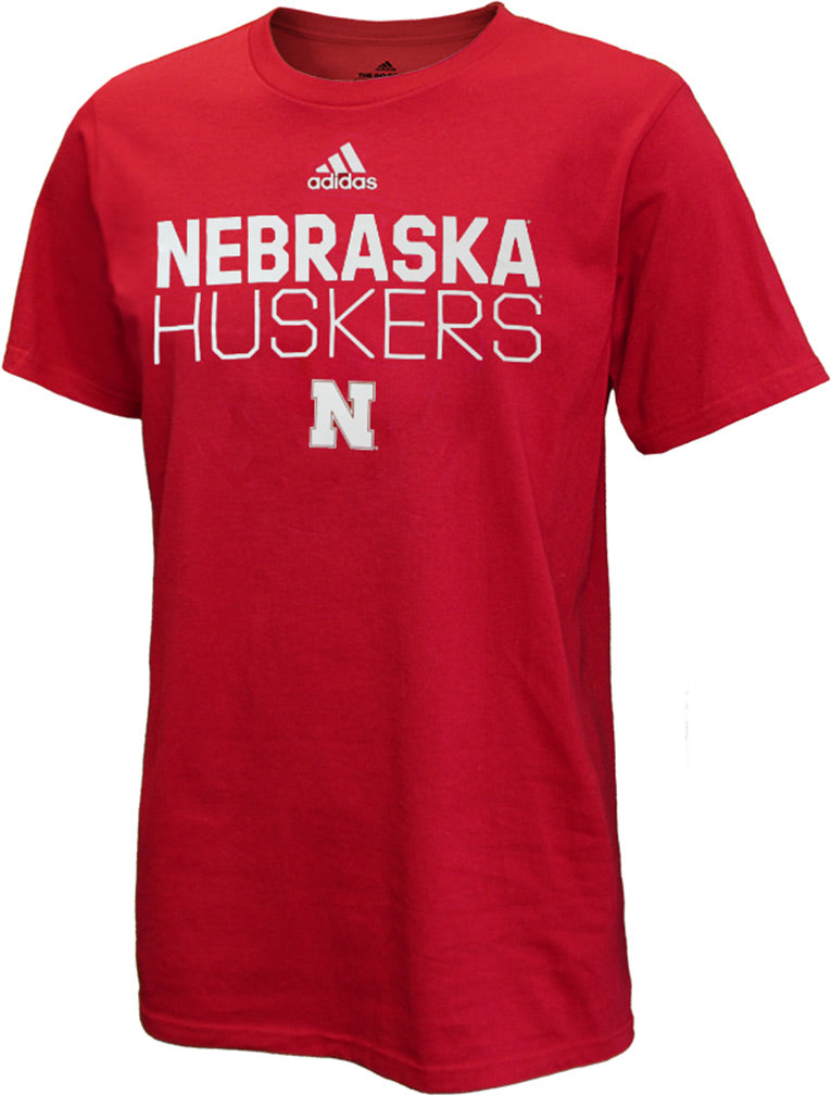 Adidas Nebraska Huskers Locker Amped Tee