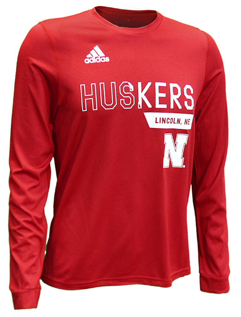 Adidas Huskers Locker Climalite L/S Tee