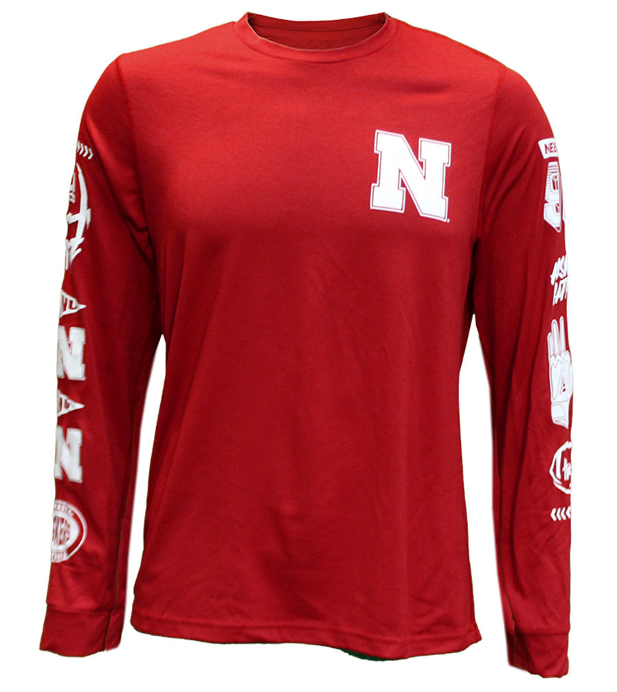 Adidas Huskers Speed Sleeves Climalite L/S Tee
