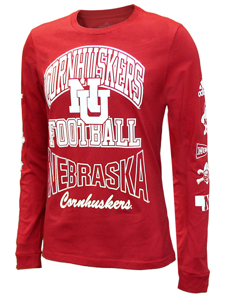 Adidas All Huskers Amped L/S Tee