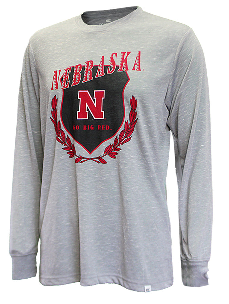 Nebraska Simpson Crest LS Tee