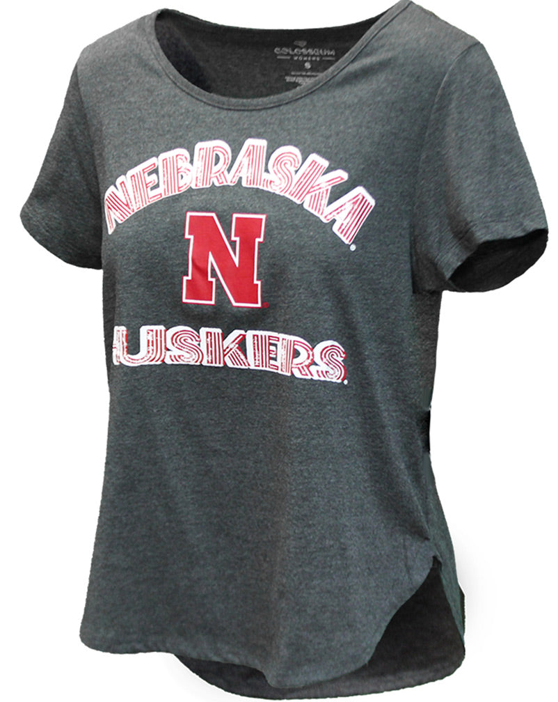 Womens Nebraska Huskers Maria Scoopneck