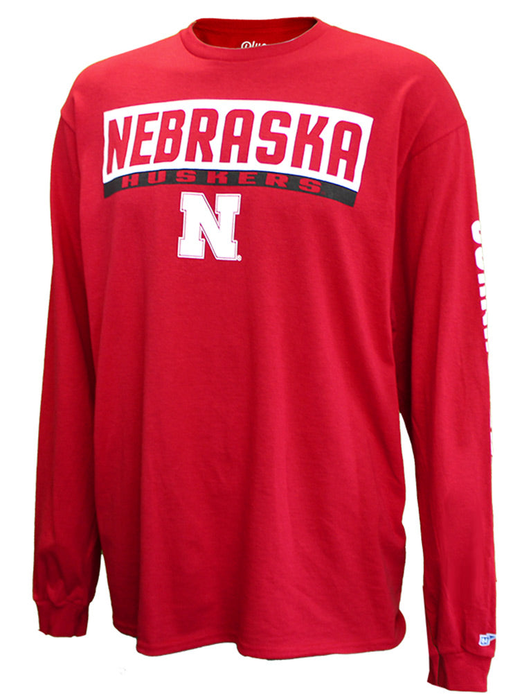 Nebraska Huskers Bees Wax LS Tee