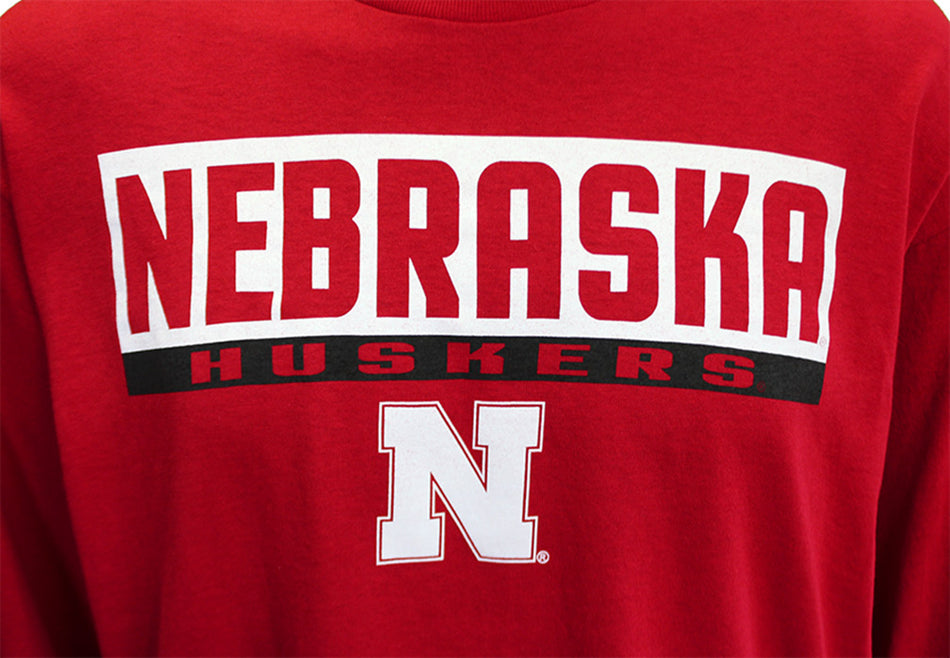 Nebraska Huskers Bees Wax LS Tee
