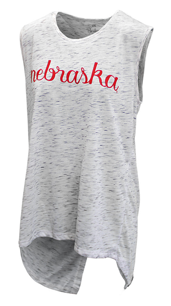Womens Split Back Nebraska Tank