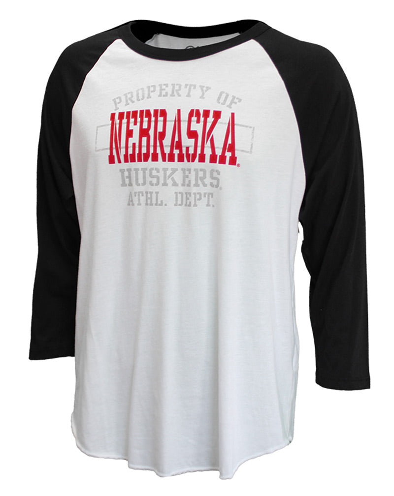 Nebraska Athletic Department Raglan