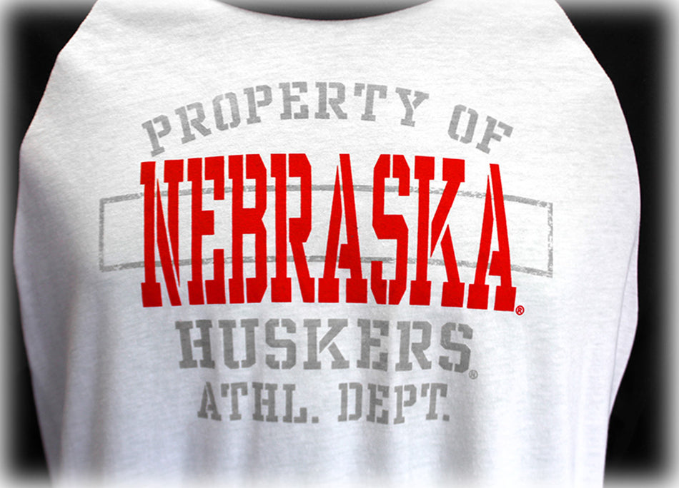 Nebraska Athletic Department Raglan