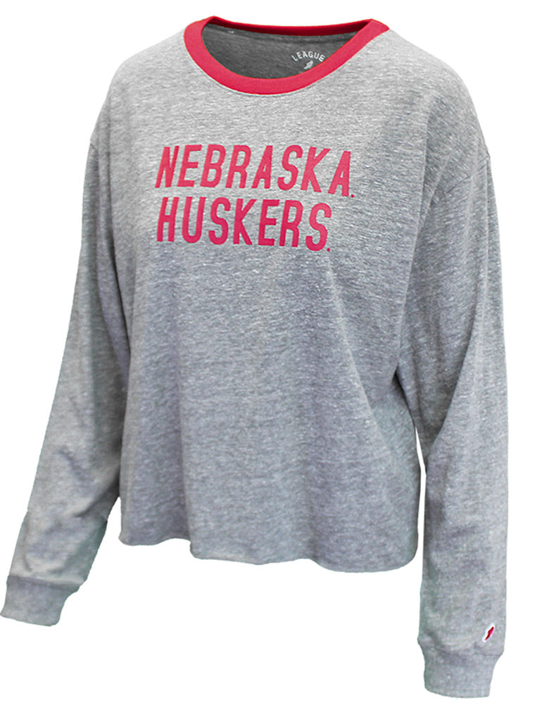 Ladies Nebraska Huskers Crop