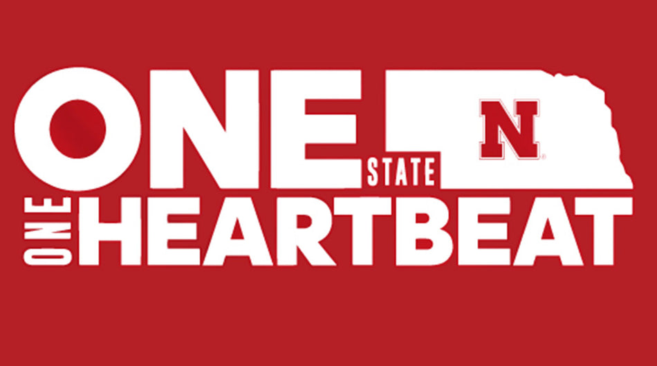 One State N One Heartbeat Give-Back Red Tee