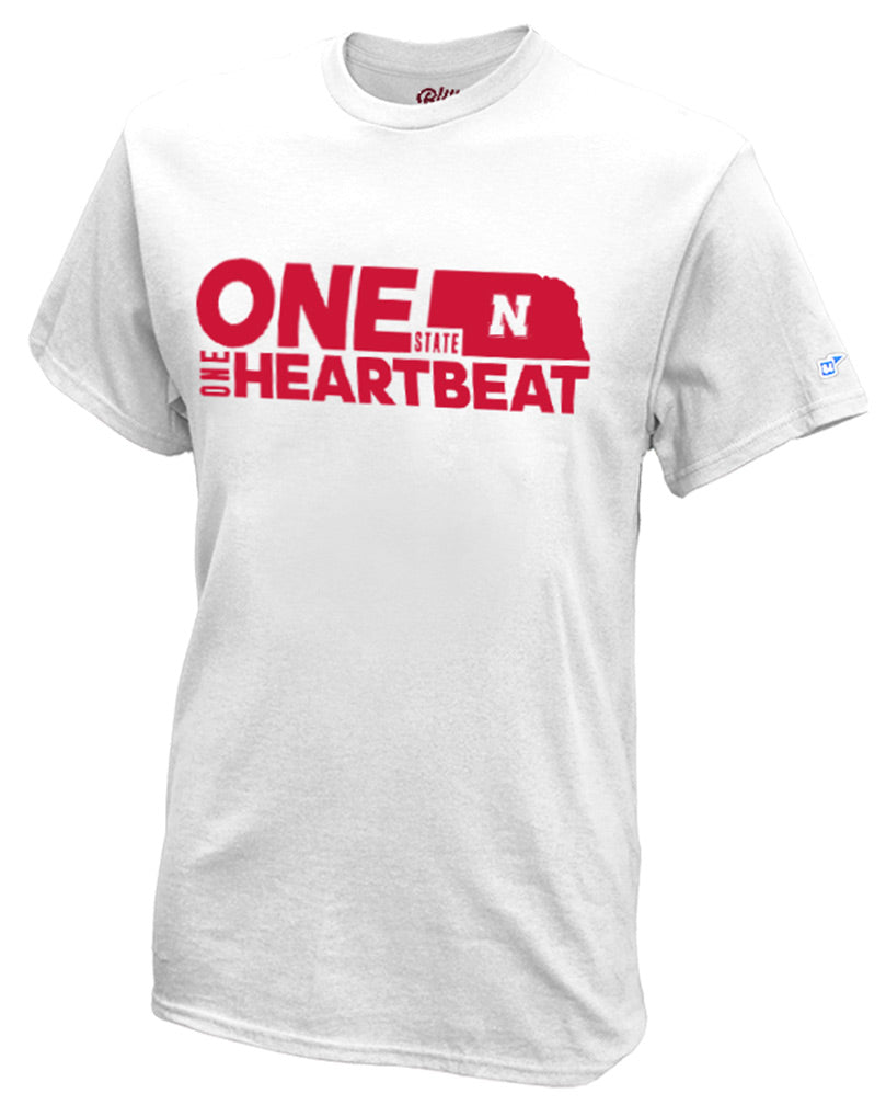 One State N One Heartbeat Give-Back White Tee