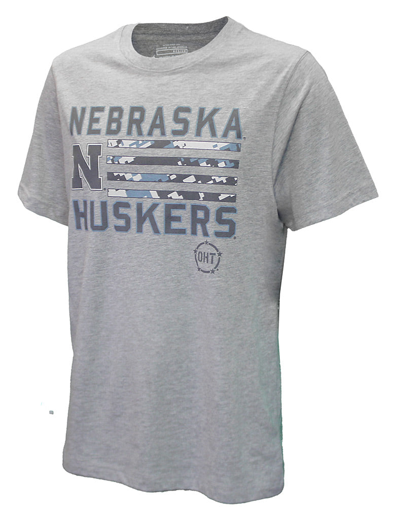 4 Stripe Digi Nebraska Camo OHT Tee