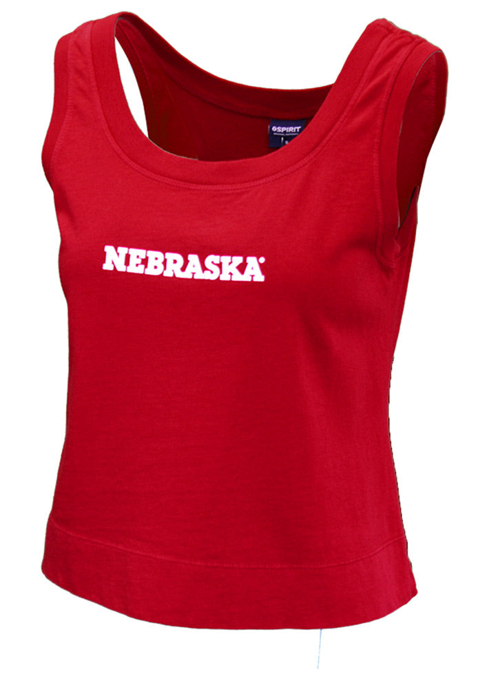 Womens Hepburn Nebraska Crop Tank
