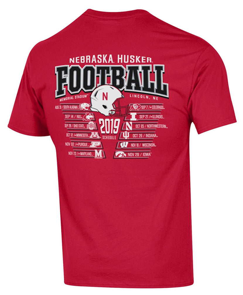 2019 Huskers Schedule Champion Tee