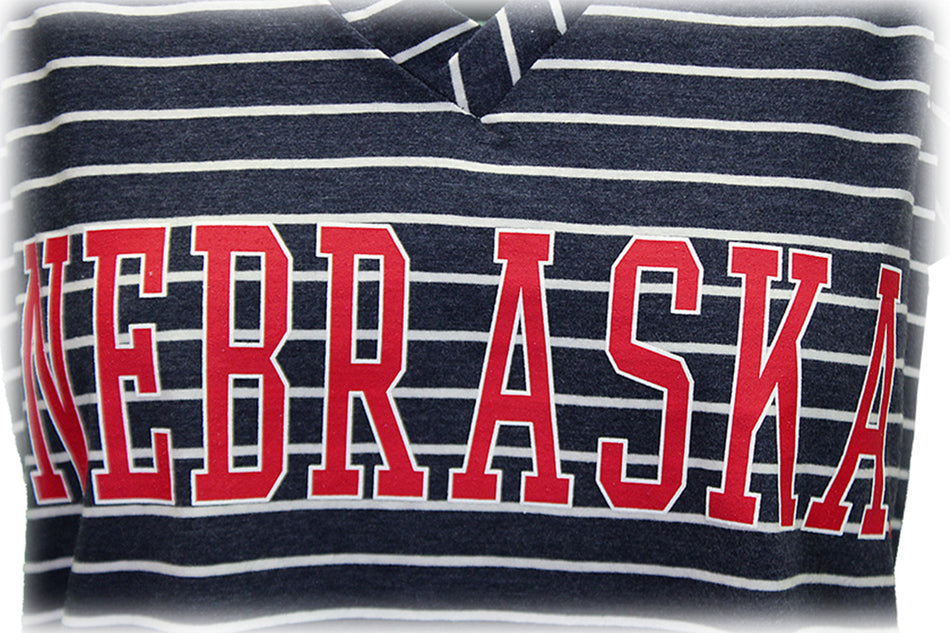 Womens Nebraska Nancy Striped Tank