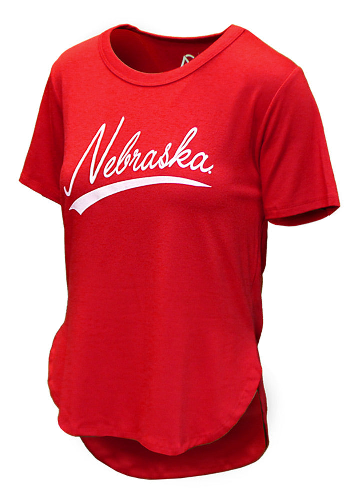 Womens Nebraska Marisa Scoopneck