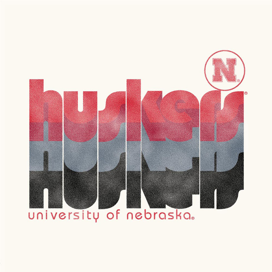 Womens Powder Puff Huskers Huskers Huskers Tee