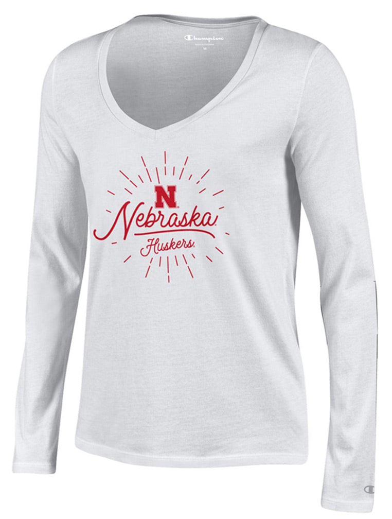 Womens Huskers University Long Sleeve