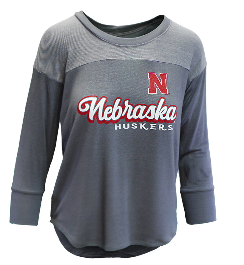 Nebraska Huskers Yoke Terry Top