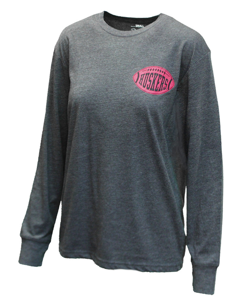 Womens Huskers Britney LS Tee