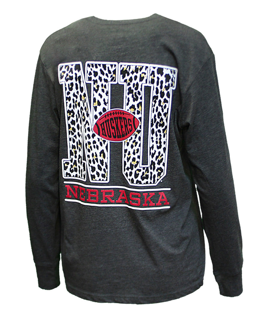 Womens Huskers Britney LS Tee
