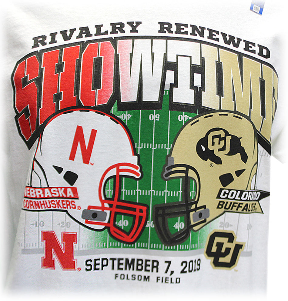 NU CU Showtime Rivalry Tee