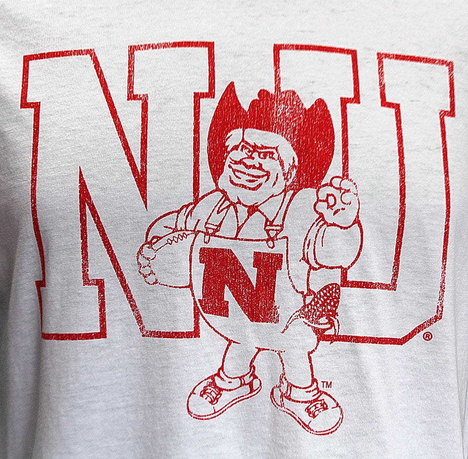 Herbie Huskers Vintage Burnout Ringer Tee