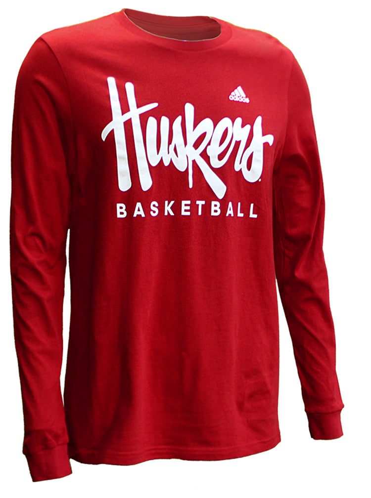 Adidas Huskers Basketball LS Tee