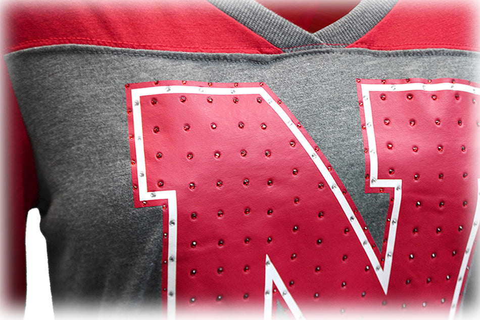 Womens Nebraska Surely LS Tee
