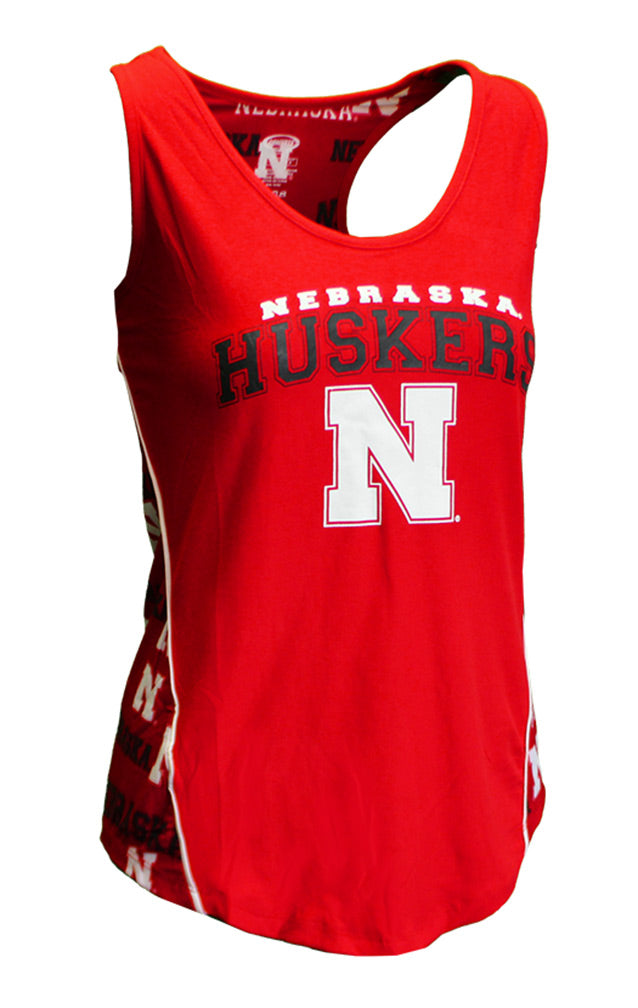 Ladies Nebraska Huskers Stretch Knit Tank