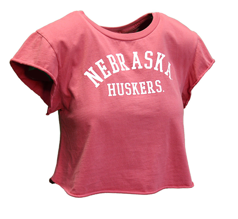 Womens Nebraska Huskers Island Wash Tee