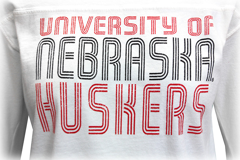 Womens University of Nebraska Retro Jersey Tee