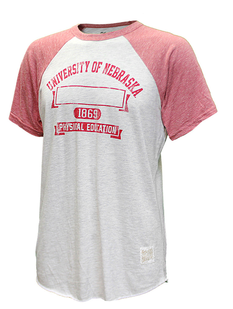 Nebraska Phys Ed Raglan