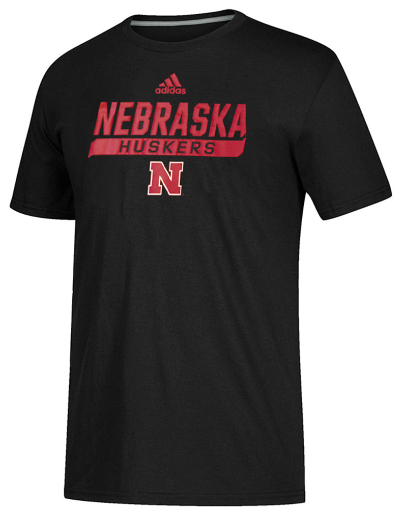 Adidas 2020 Nebraska Huskers Locker Tail Sweep Tee - Black