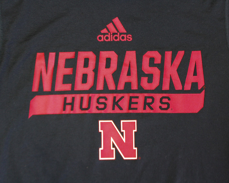 Adidas 2020 Nebraska Huskers Locker Tail Sweep Tee - Black