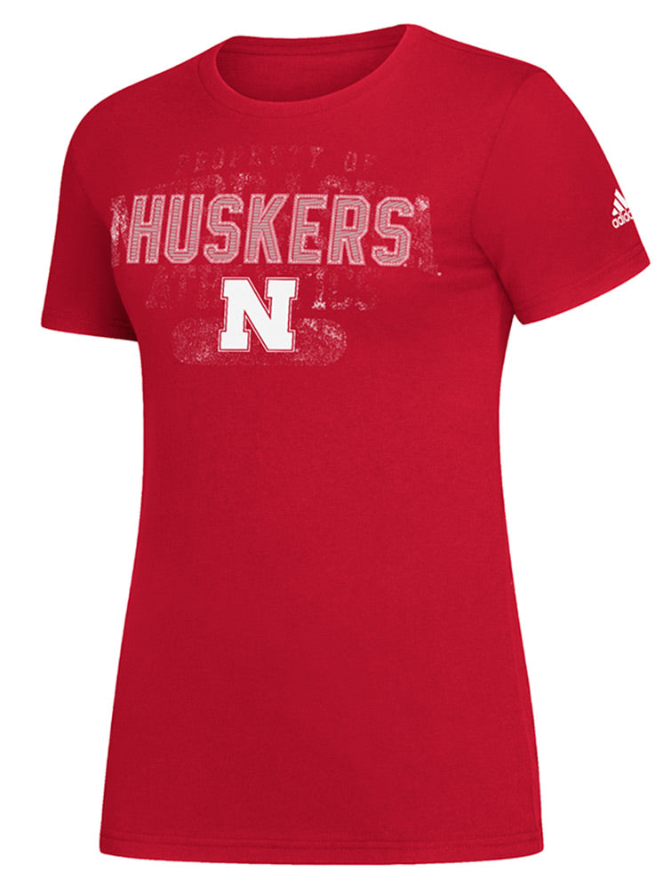 Adidas Huskers Womens ReIssue Tee
