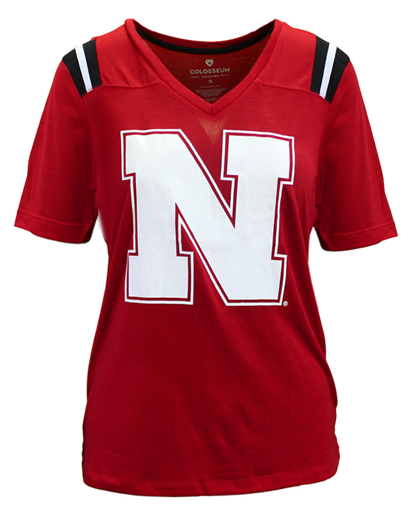 Womens Nebraska Rock Paper Scissors Tee