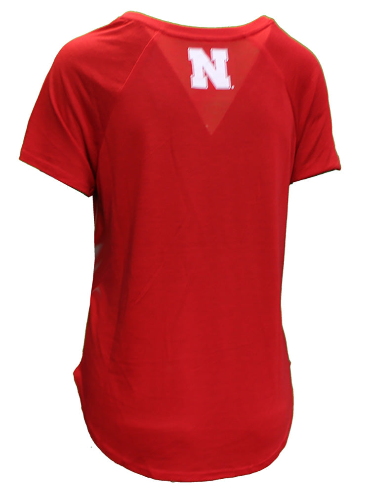 Womens Nebraska Huskers Science Guy Tee